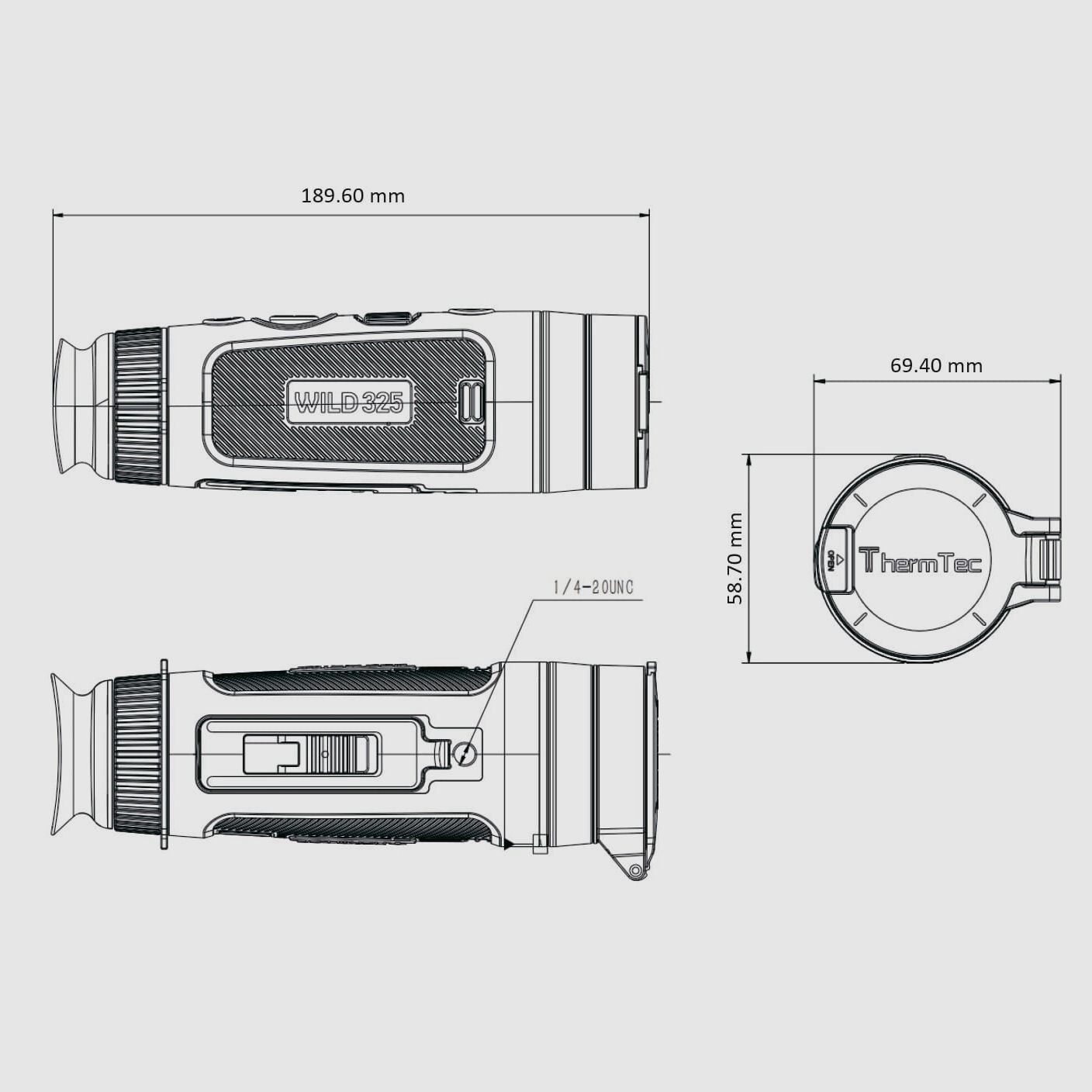 ThermTec Wild 325 Wärmebildkamera