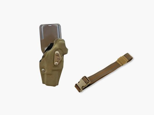 Kabura SAFARILAND, Glock 17/22, ALS, KHAKI, Optic 6354DO, PRAWA + PAS UDOWY