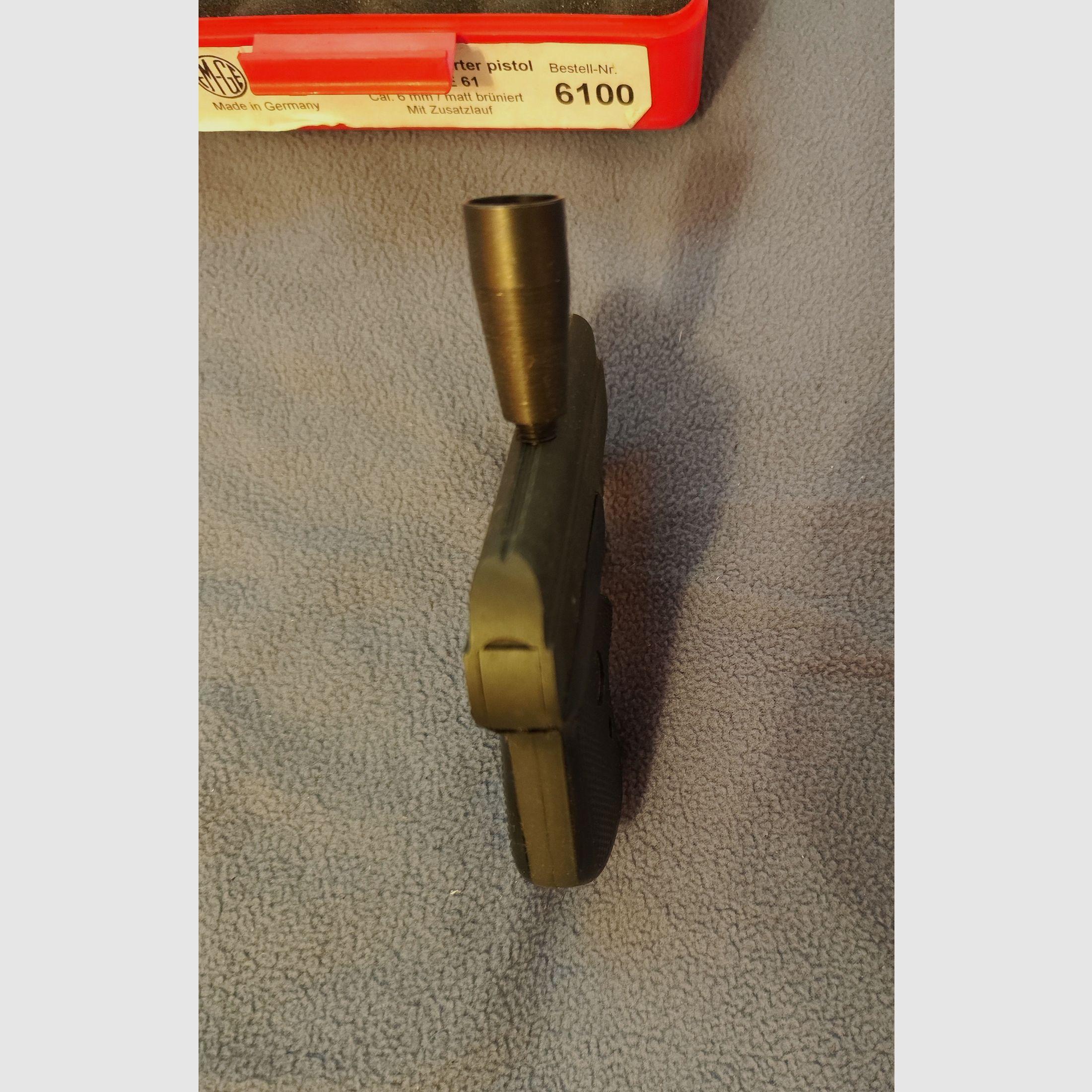 EM-GE 61 Startpistole 6 mm matt brüniert Signalpistole mit Zusatzlauf