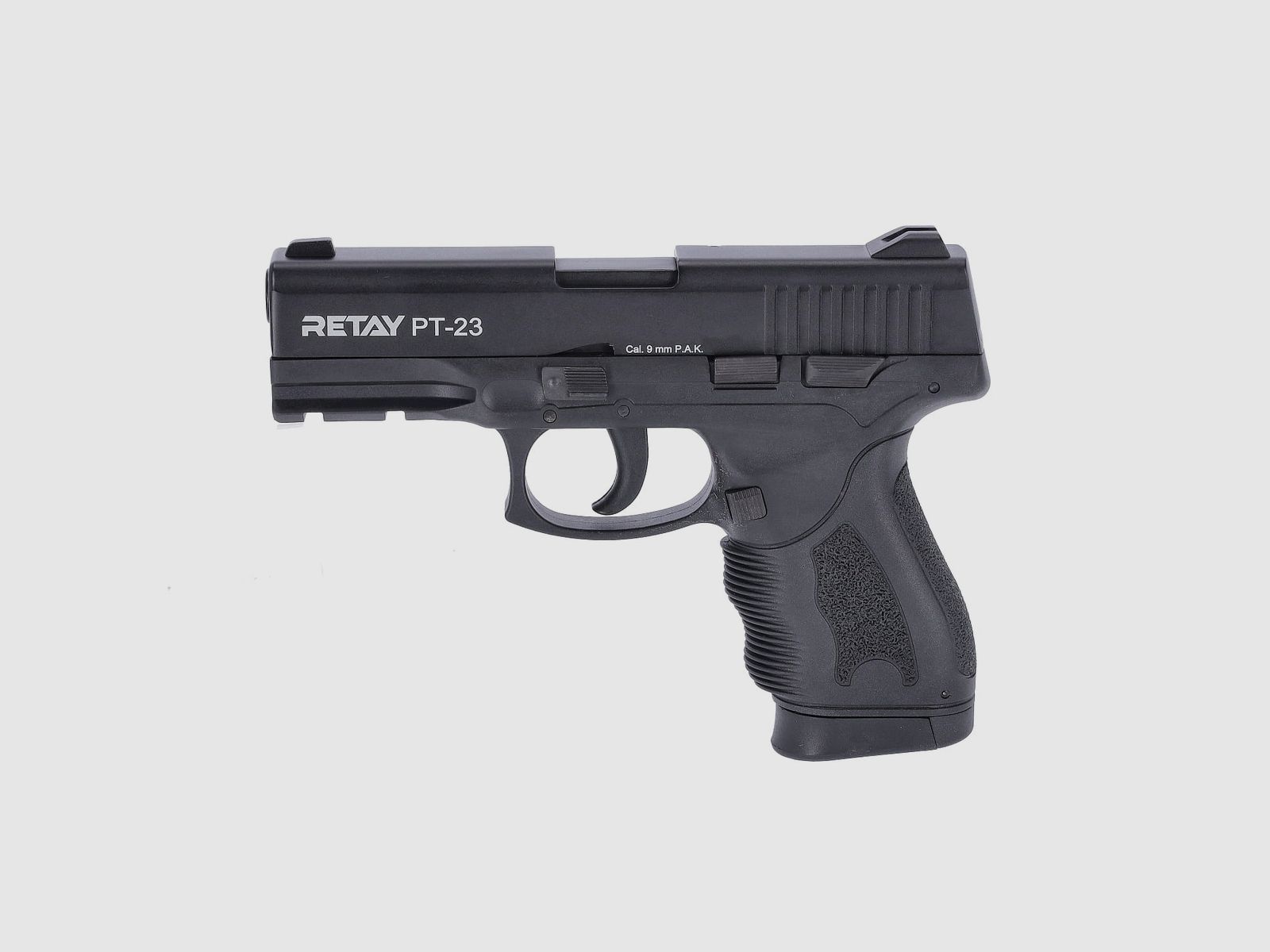 Retay PT-23 Schreckschuss Pistole 9 mm P.A.K. schwarz, billede 1 af 3