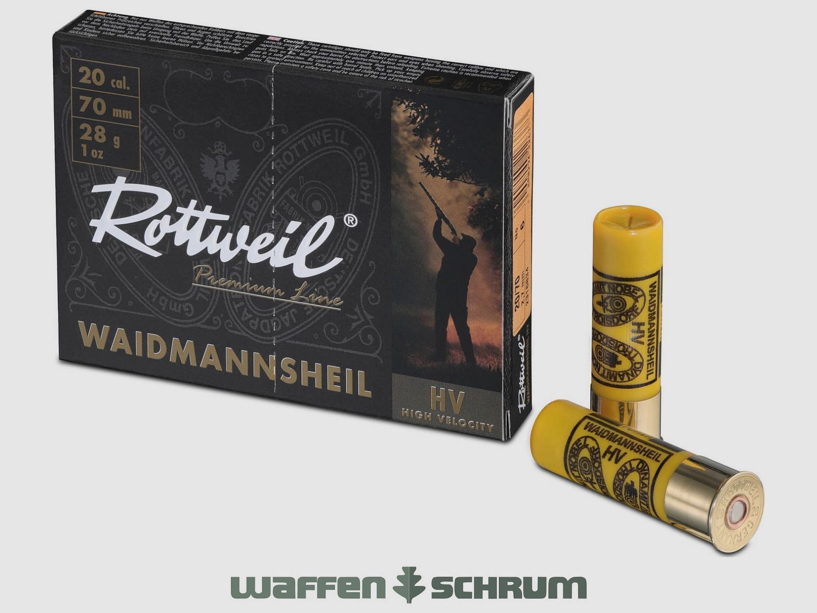 Rottweil Waidmannsheil HV 20/70 3,2mm - 28g