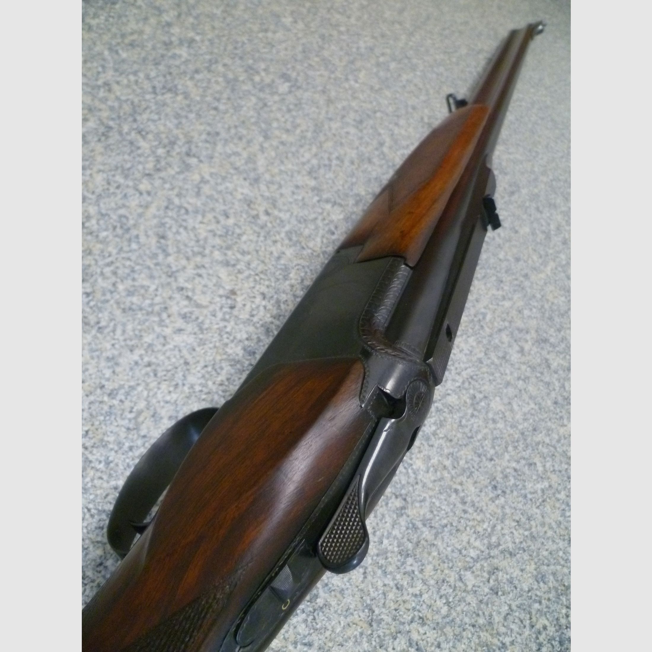 Bockdoppelbüchse FN B25 - Henneberger 10,75x68 Game Gun