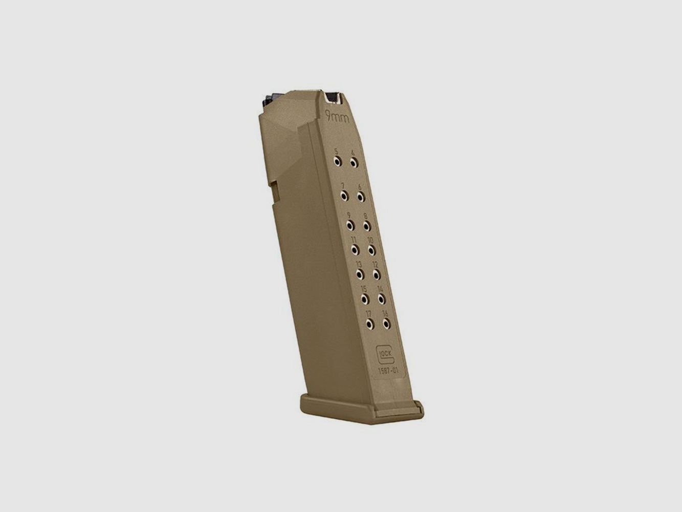GLOCK Magazin G19X, G19, G26 (9 mm Luger) - 17 Patronen