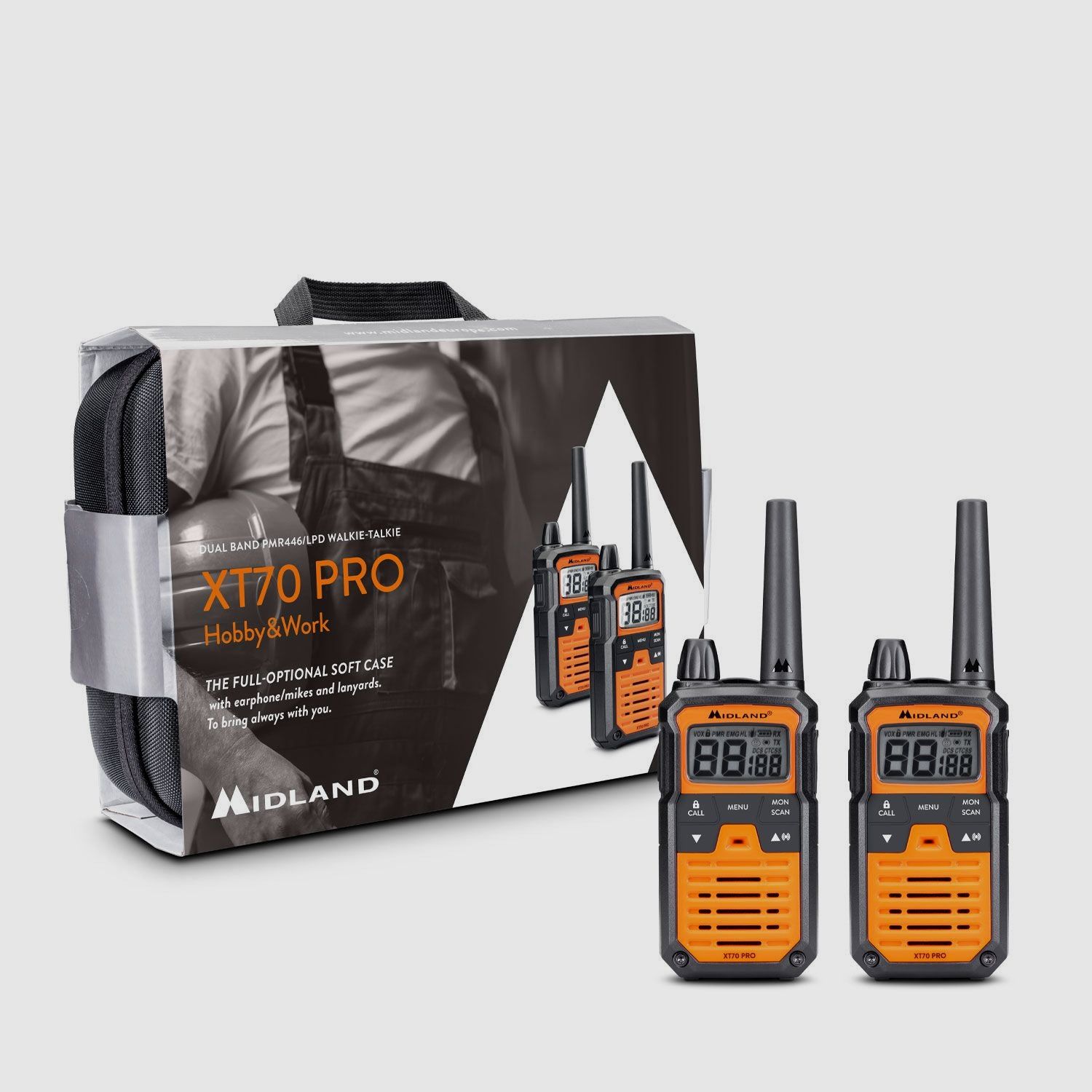 XT70 Pro Hobby & Work Twin Walkie Talkie (2er-Set), Bild 4 von 9