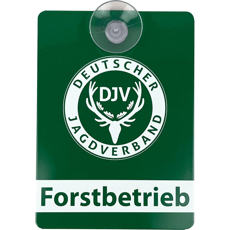 Plaque de voiture DJV "Forstbetrieb" (Aluminium)