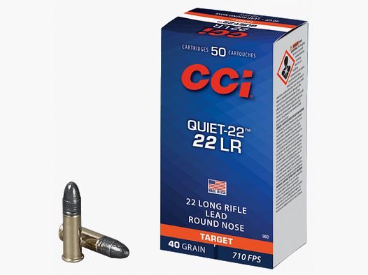 CCI QUIET 22 40GR 22LR X50