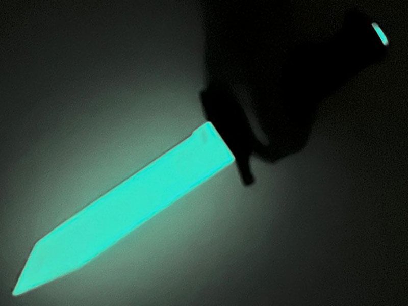 EICKHORN Tanto-Kampfmesser KM 2000 SGT NACHLEUCHTEND, glatt