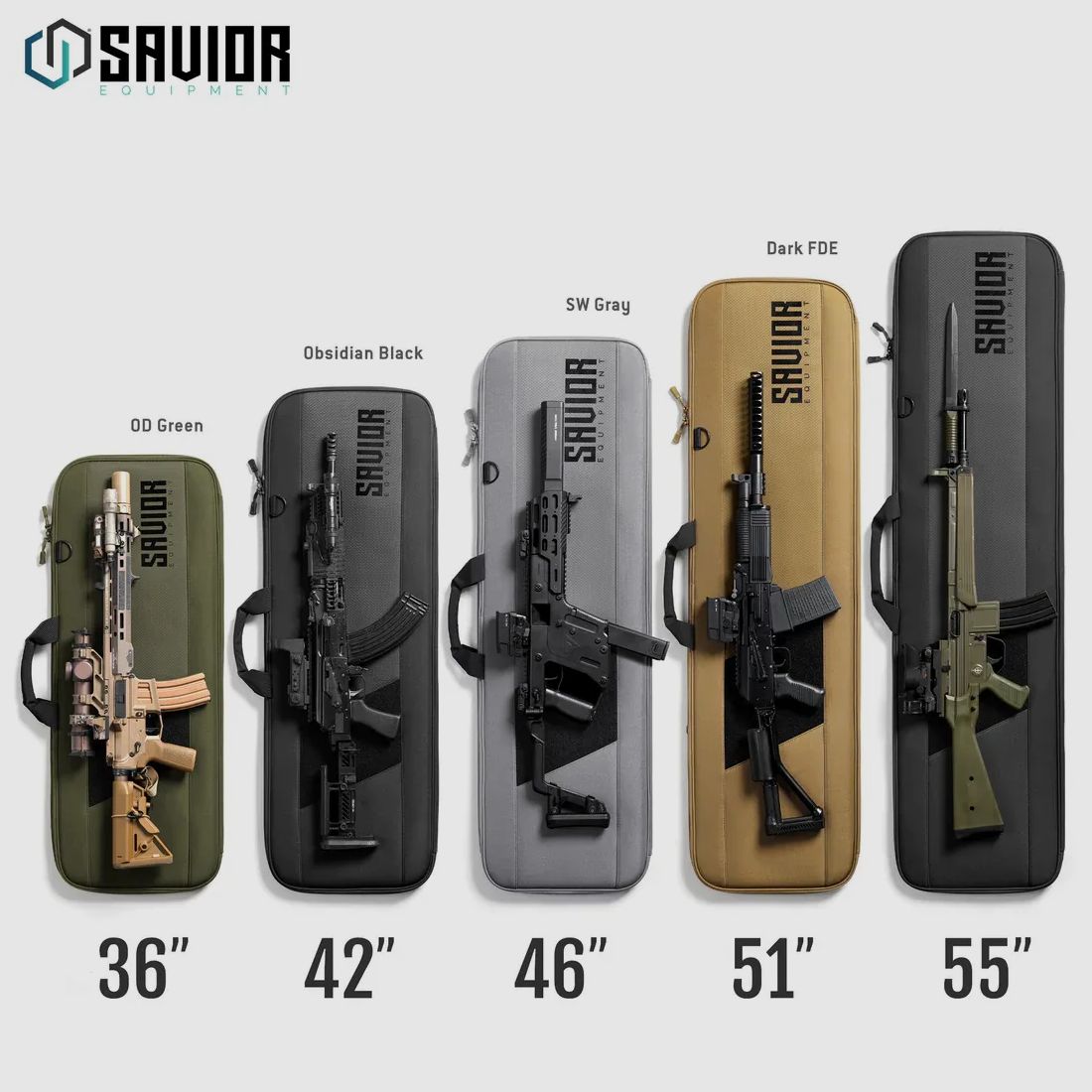 Specialist Enkele geweertas (zwart) Savior Equipment, afbeelding 6 van 8
