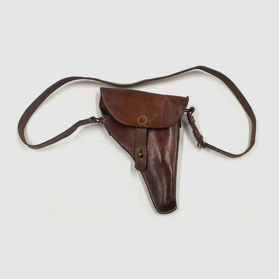 Unbekannt Schweizer leder Holster für P08 Parabellum