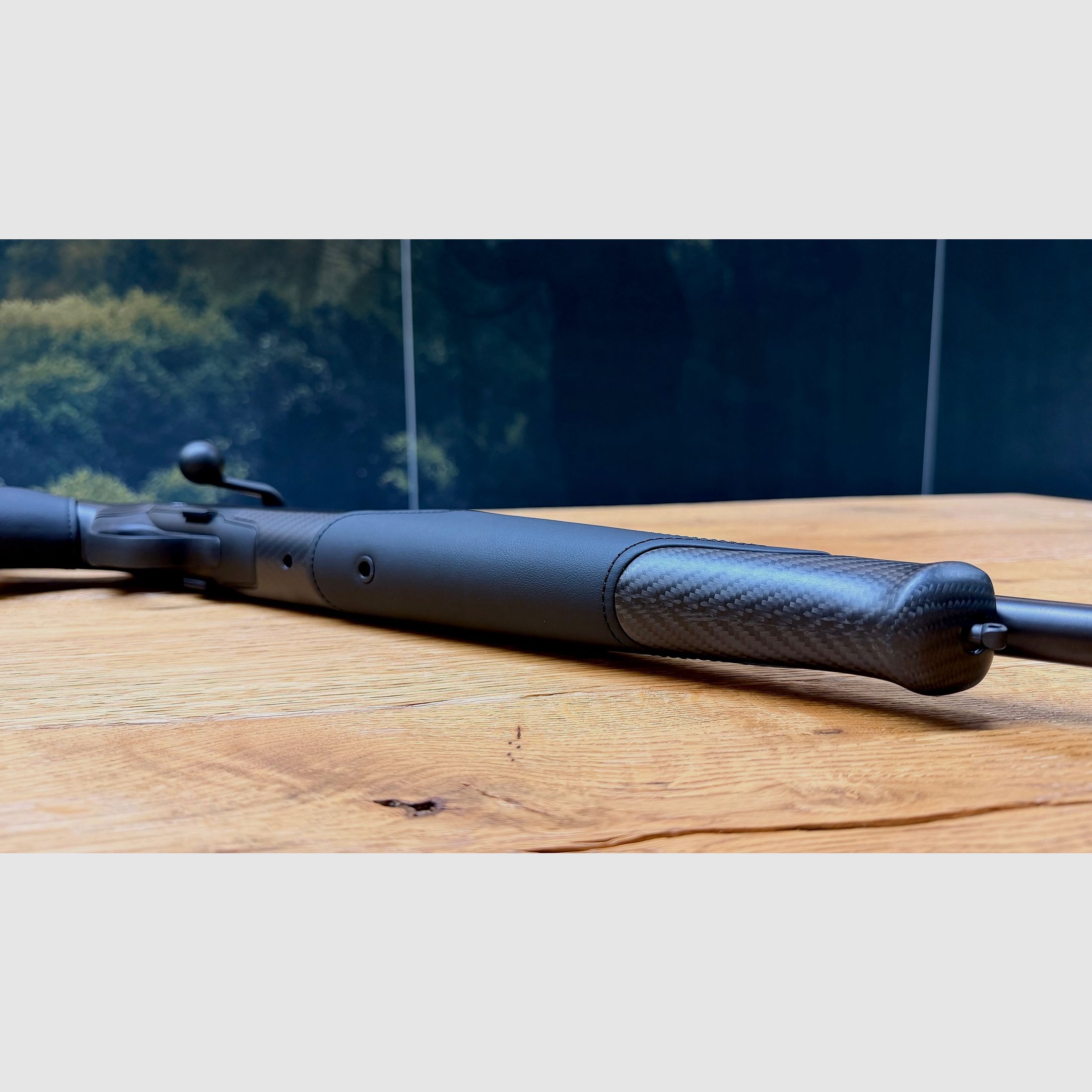 Blaser R8 Ultimate Carbon Leder Komplettwaffe / Kaliber wählbar / Logo silber / Standard Ausführung