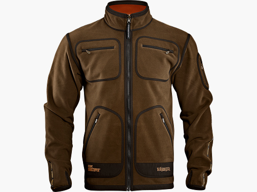 Härkila Kamko Fleecejacke Hunting Green/ Orange Blaze