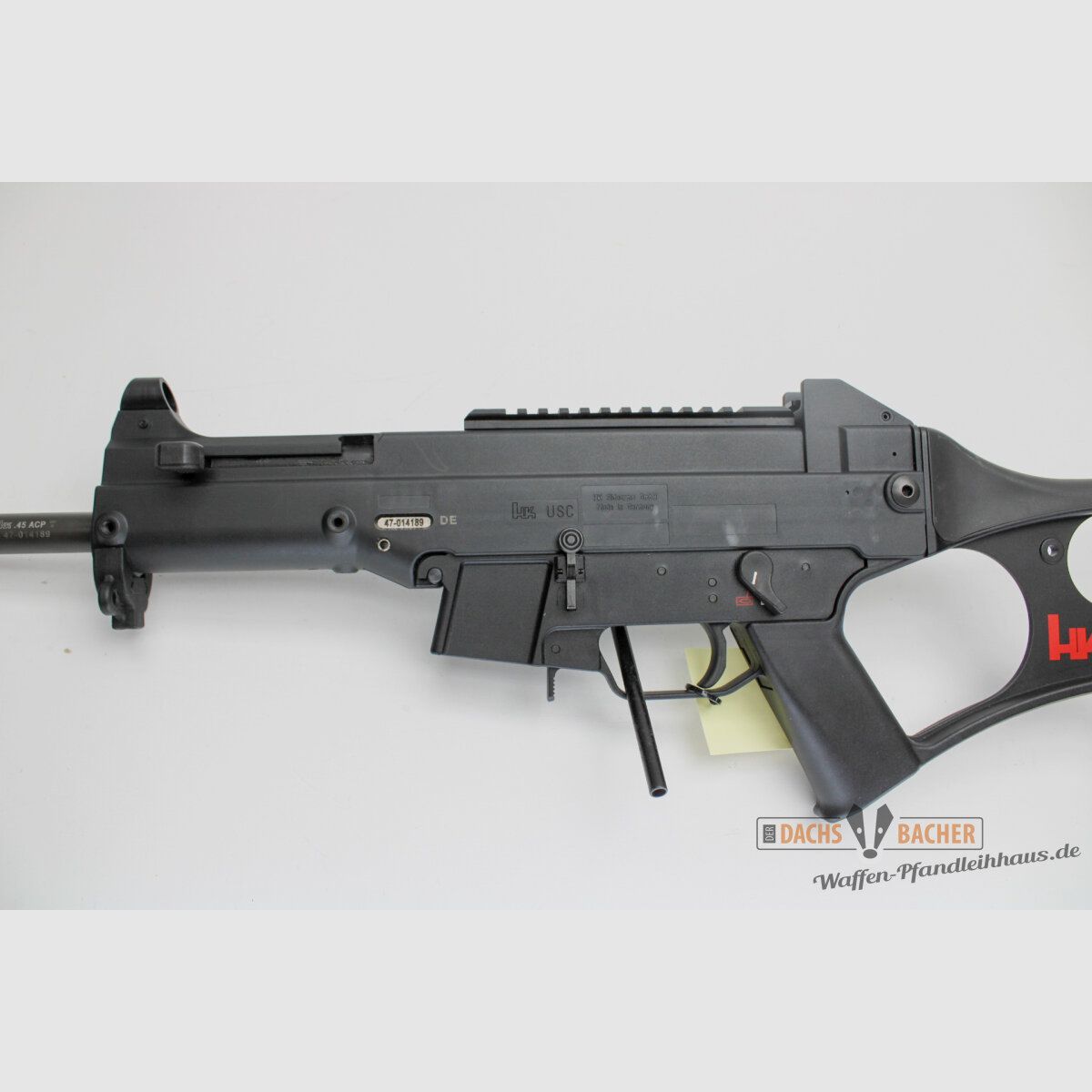 Rifle SL H&K Heckler & Koch USC calibre .45 ACP con 4 cargadores maletín