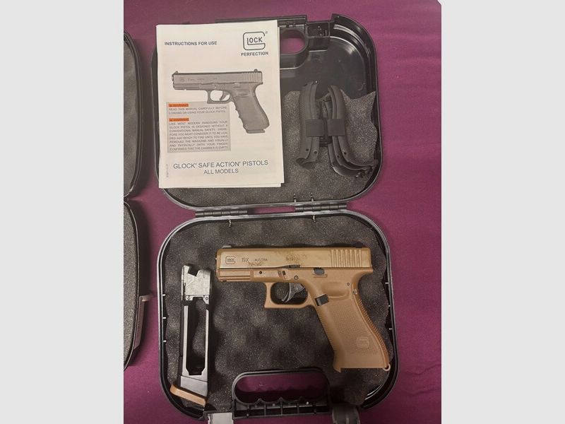 Glock 19X CO2 4,5mm Stahl BB BlowBack Defekt!!!