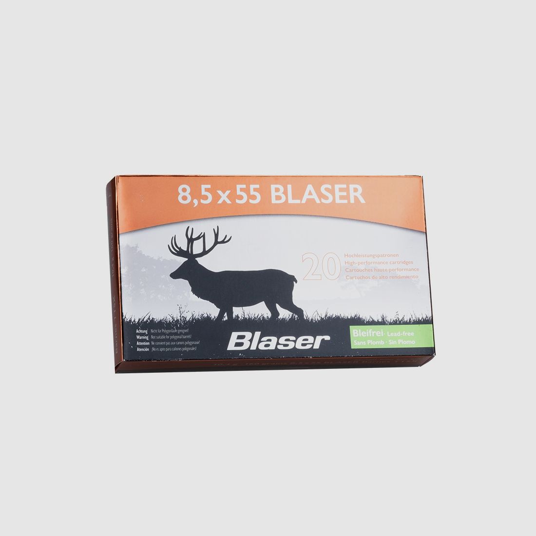 Blaser 8,5x55 Blaser Barnes TTSX 10,4g/160gr Büchsenpatronen Bleifrei