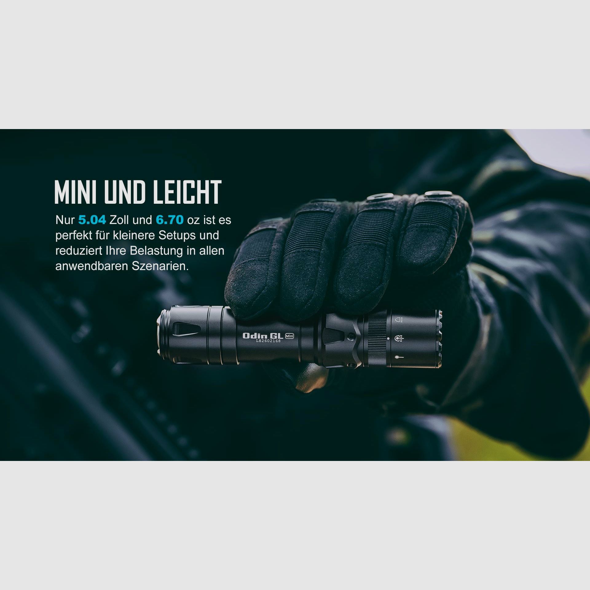 Olight Odin GL Mini Lampe Tactique, image 6 sur 15