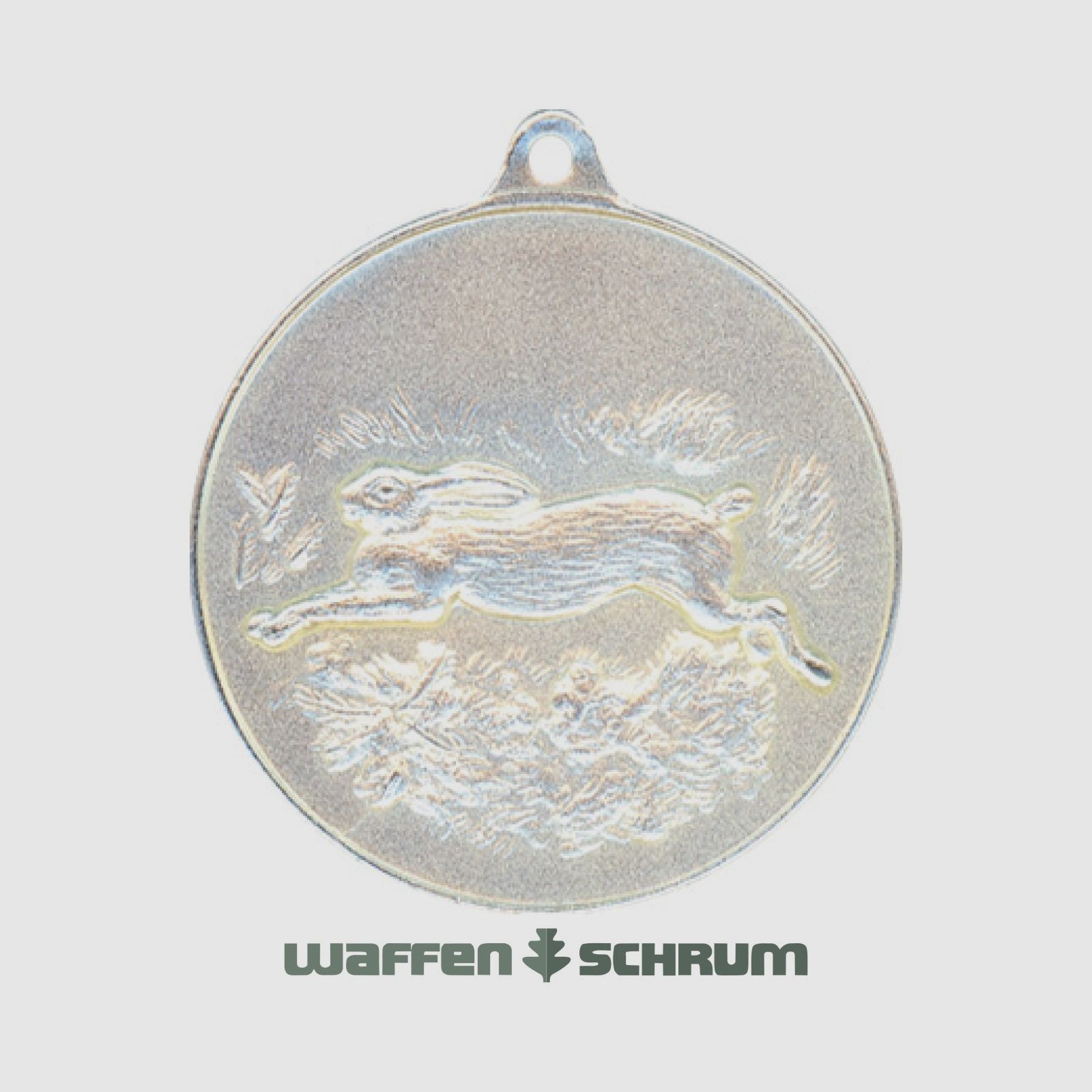 Steinhauer&Lück Jagdmedaille Hase 40mm Silber