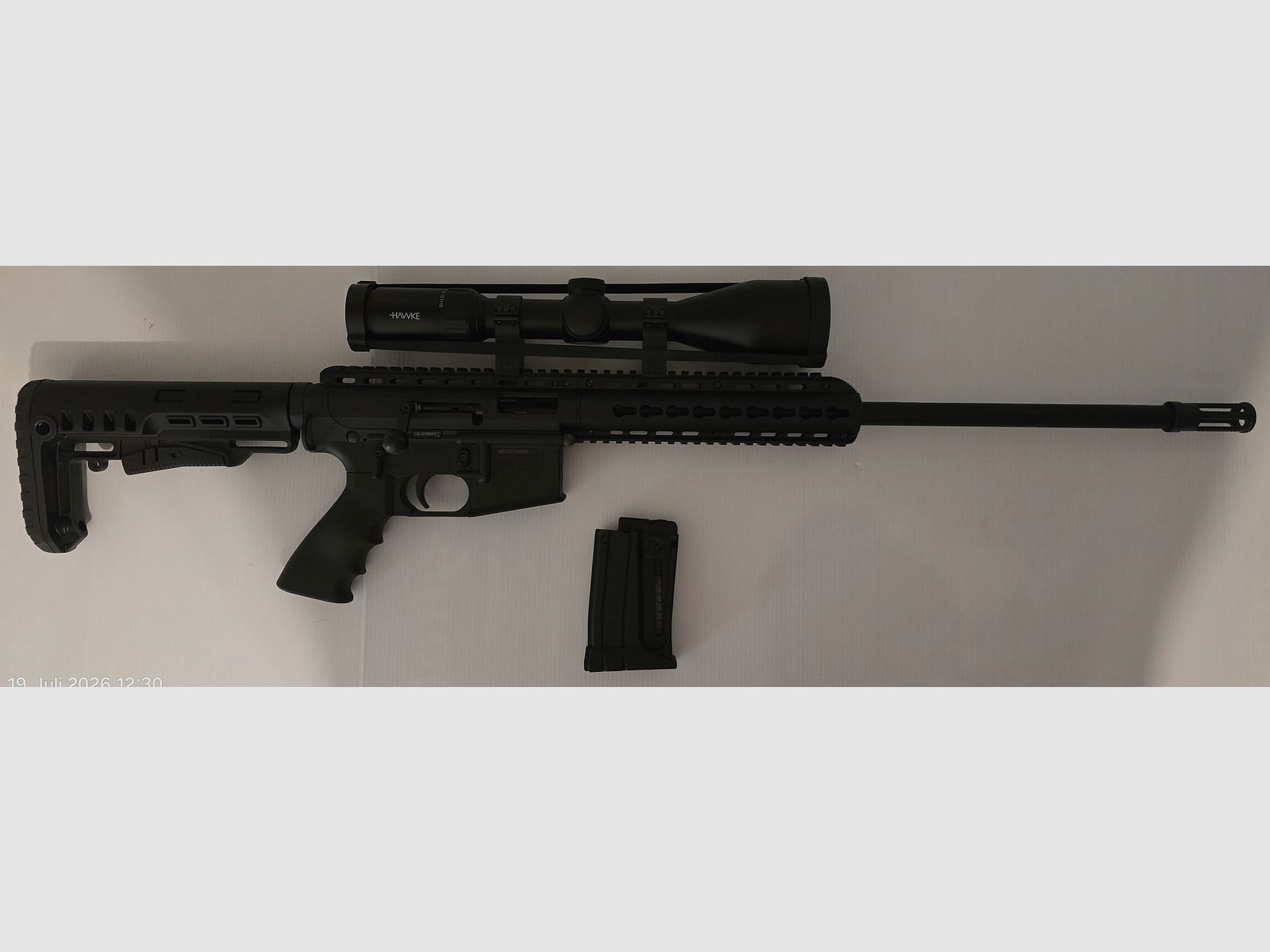 Pallas BA15-22 Gen 3 22LR KK repeating rifle in AR15 look