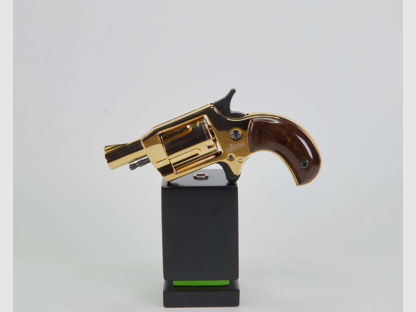 Röhm Little Joe blank firing revolver caliber 6mm Flobert Gold Edition