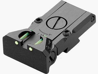 LPA TRT92BWFO Guidon Target-Match pour CZ 75 Tactical Sport, TS Orange – Fibre optique