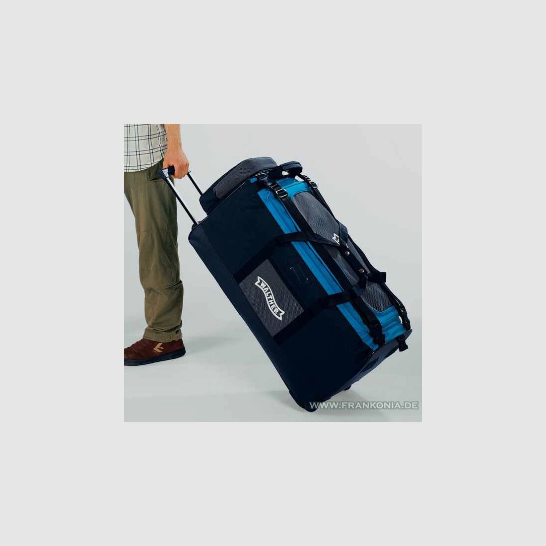 Sporttasche Walther, blau Trolly