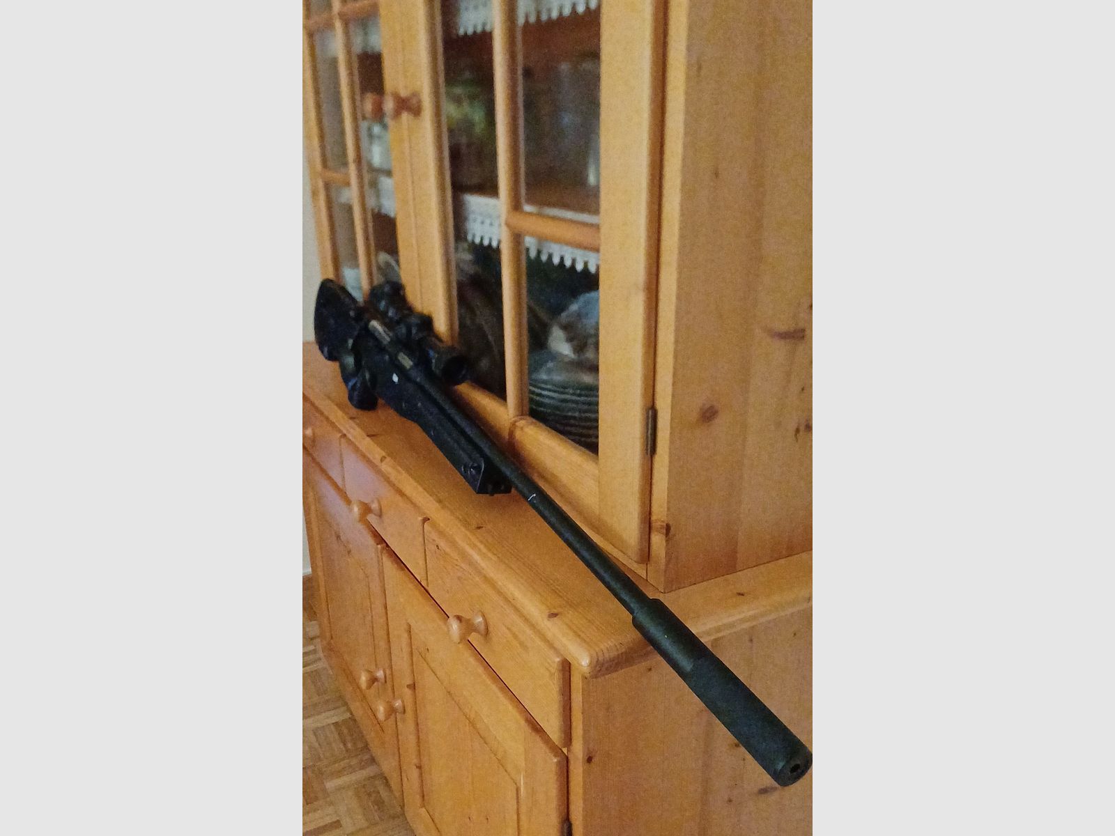 AGM Mauser L96 black sport rifle