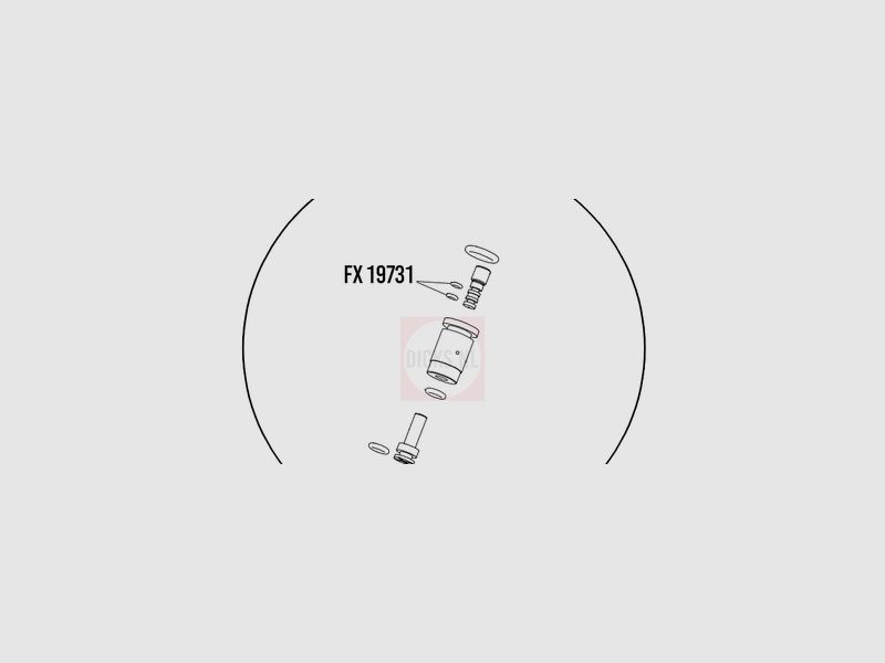 2x FX 19731 | AMP-Regulator-Einstellschrauben-O-Ringe, Bild 2 von 3