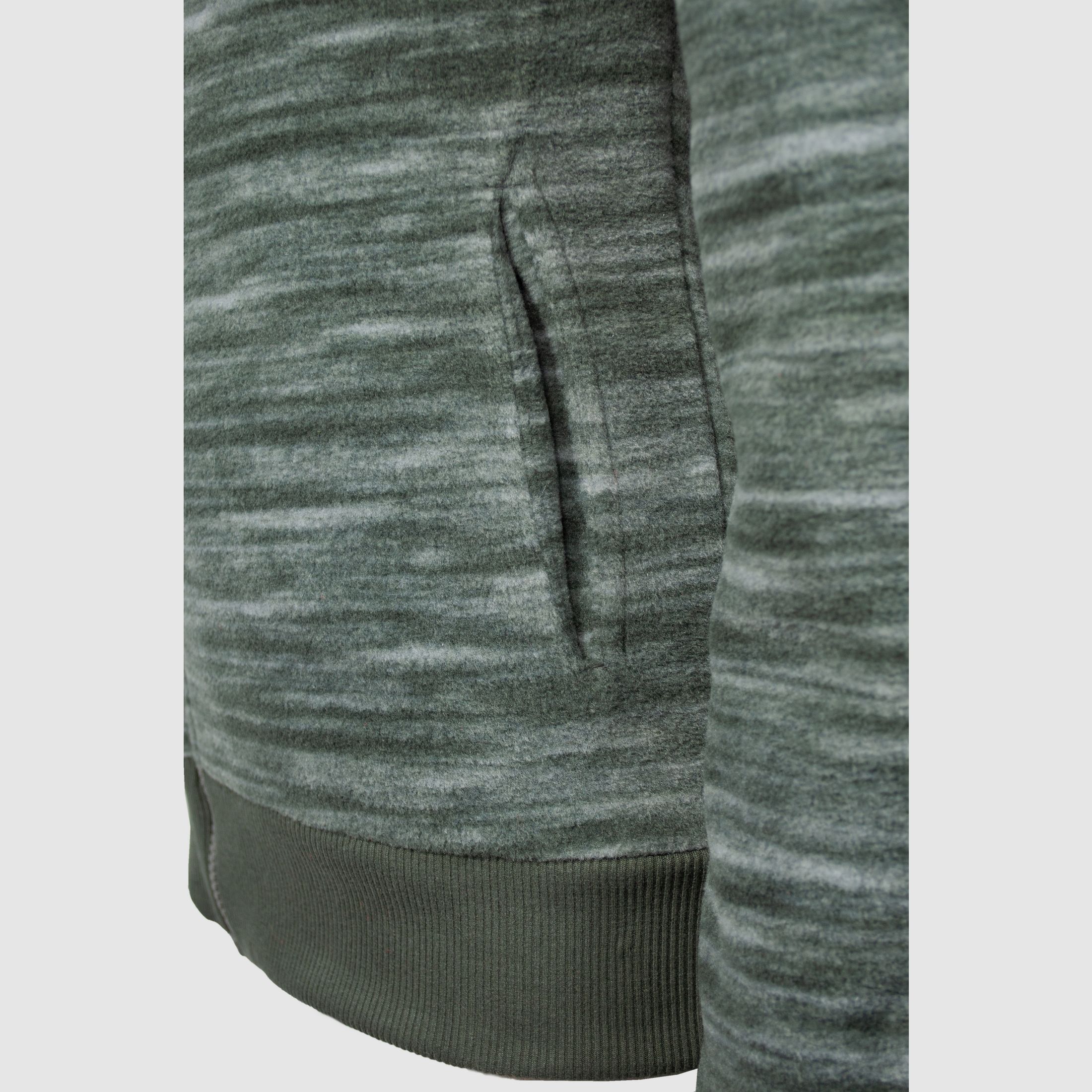 Melanżowy polarowy hoodie -