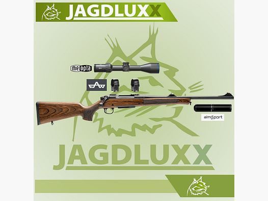 Haenel JAEGER NXT .308 Win z optyką Meopta Meohunter + tłumik aimSport Triton No. 5