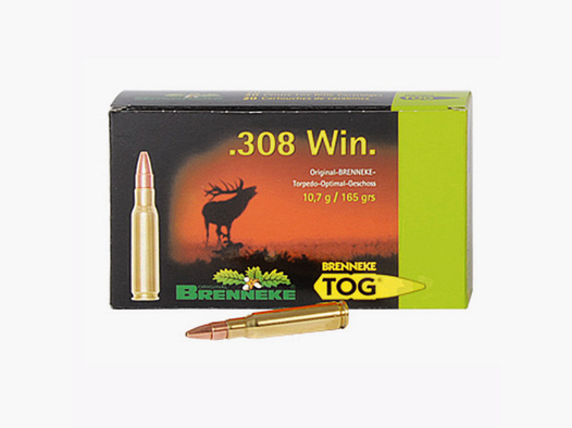 Brenneke .308 Win. 165GR TOG 20 patronen