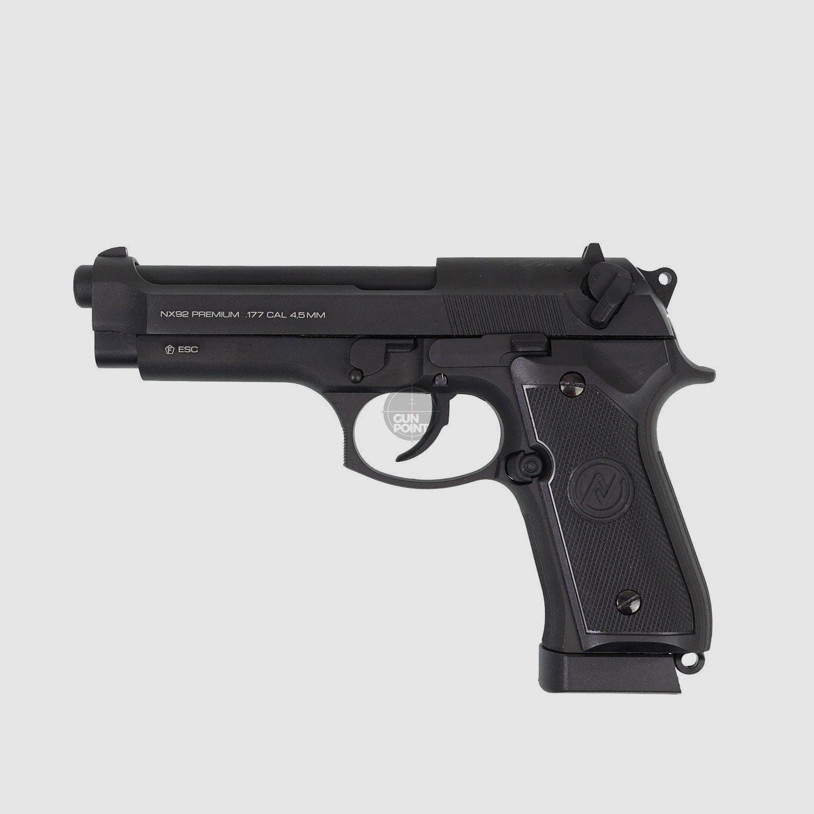 Luftpistole - NX92 Premium Classic - BlowBack - Co2-System- Kal. 4,5 mm BB