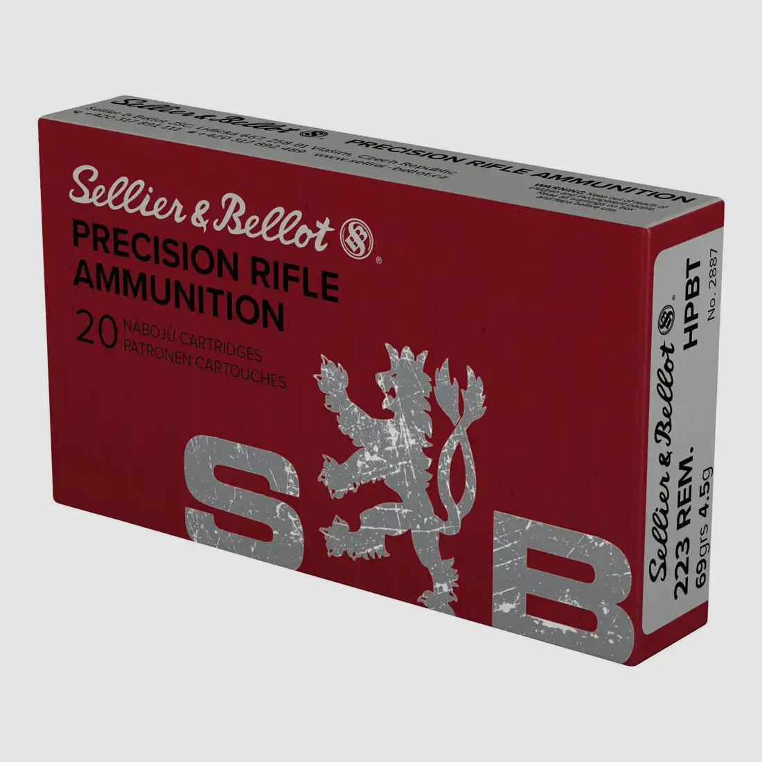 Sellier&Bellot HPBT 4,5g/69grs à20 .223 Rem.