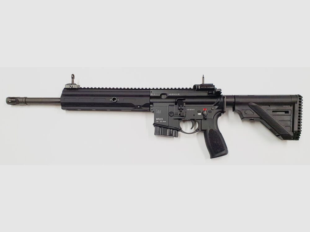 Heckler&Koch MR223 A3 Slimline 14,5" SPORT Special Edition, Zwart .223Rem Zwart BKA-Bescheid