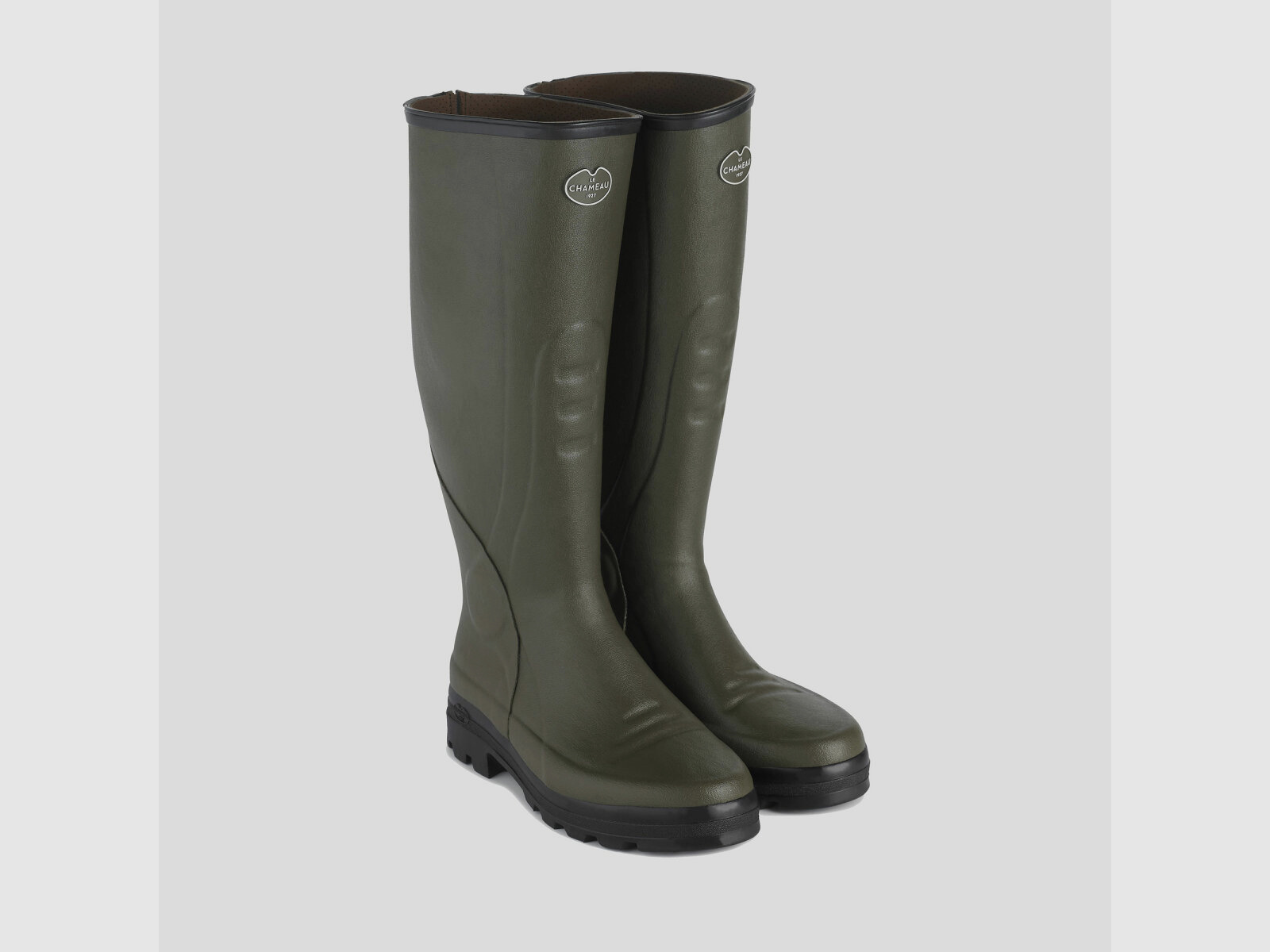 Le Chameau Gummistiefel Traqueur Oliv 41 diverse