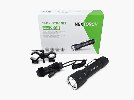 NexTorch TA41 Hunting Set (2600 lumen)