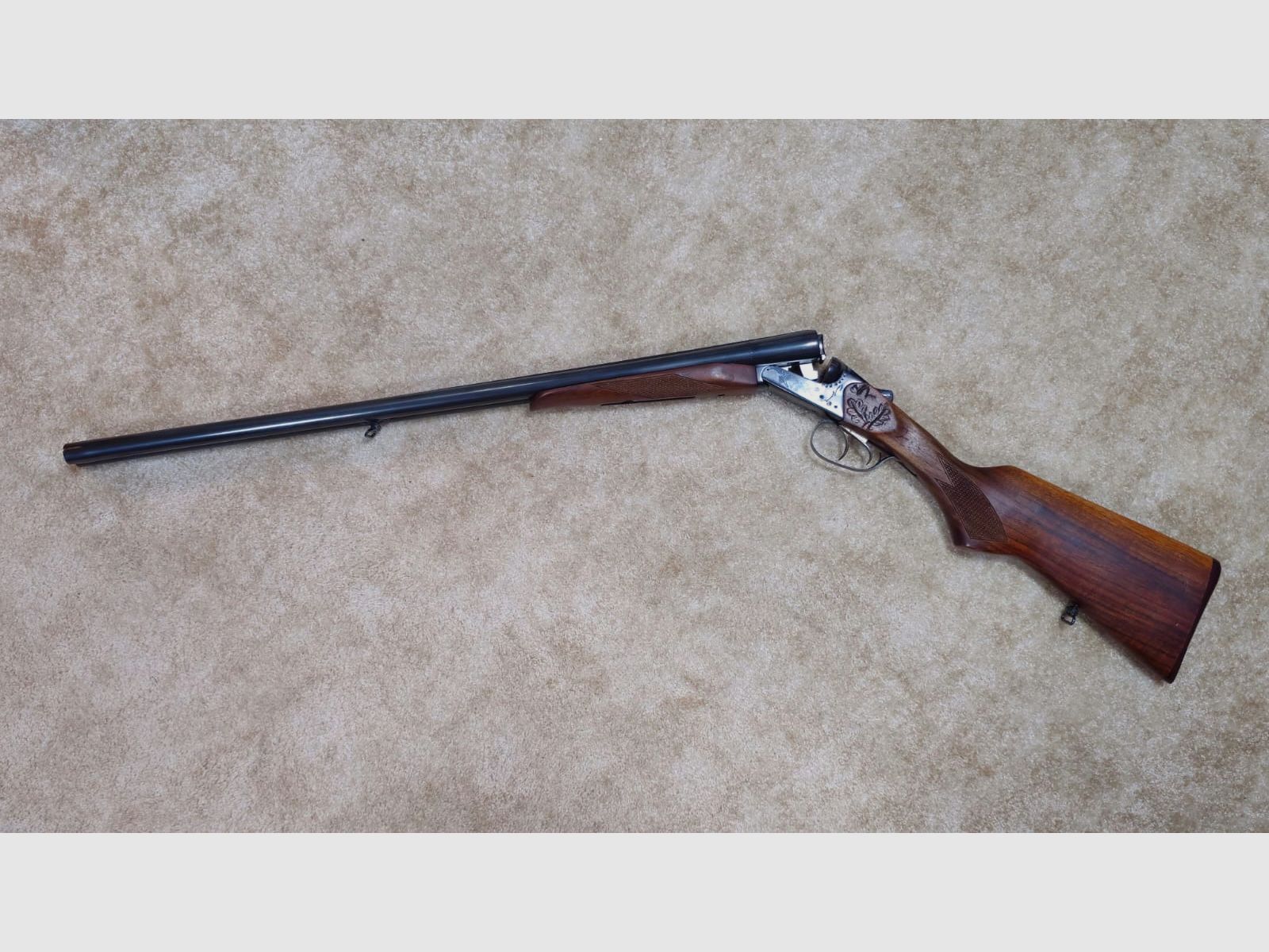 Bock Doppel Flinte, Querflinte Baikal Kal. 12/70, Schrotflinte