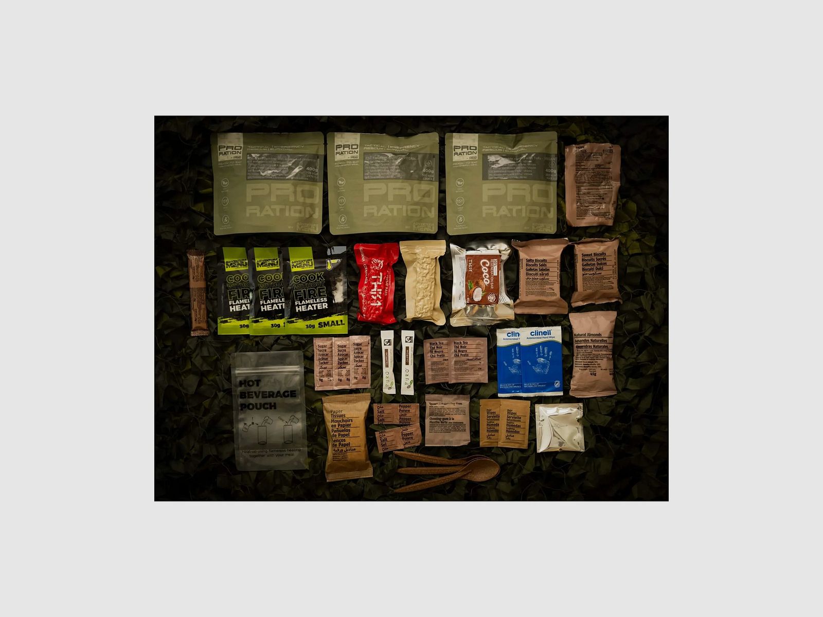 Tagesration Ultimate Tactical Ration Full Day vegetarisch