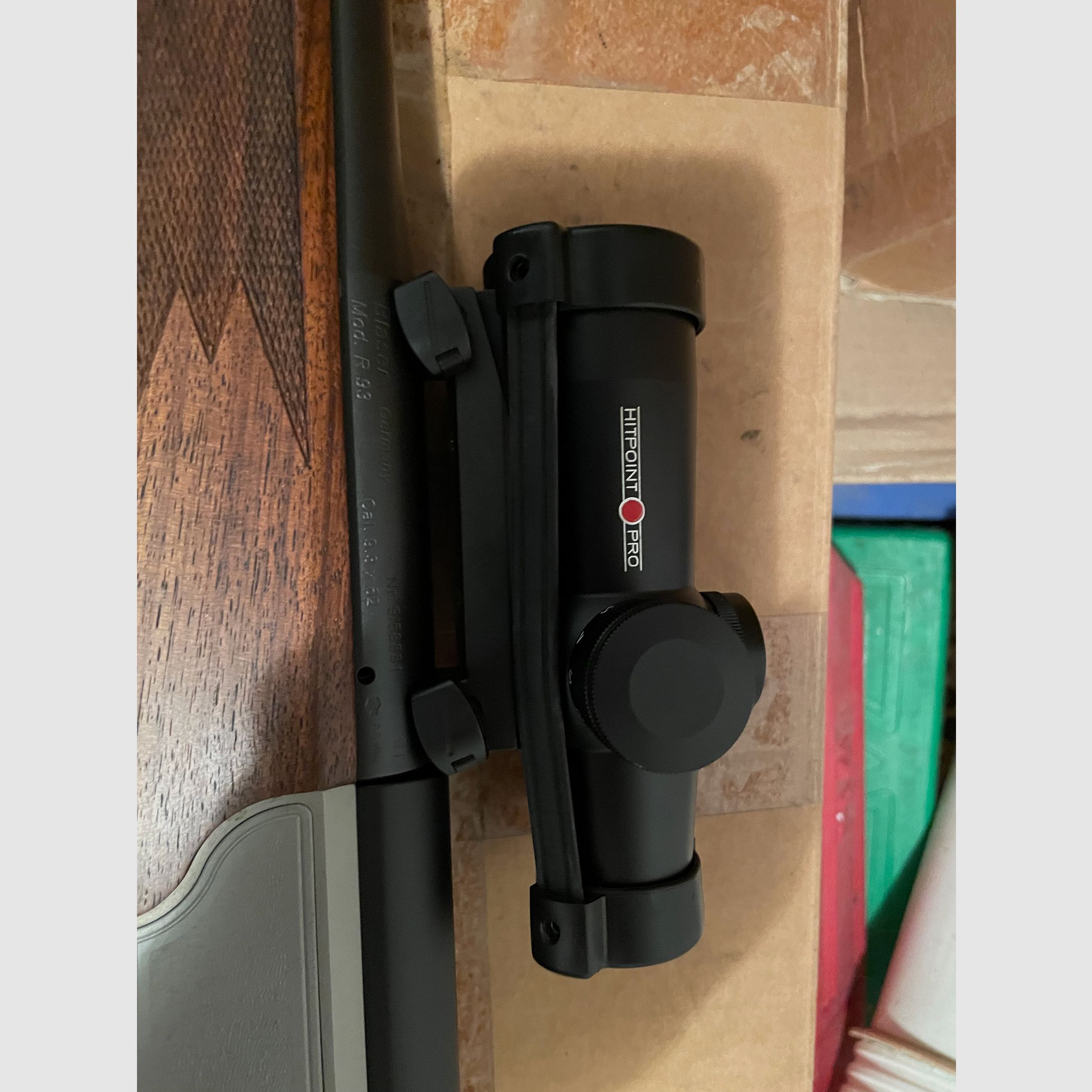 Blaser R93 Repetierbüchse 9,3x62 mit Zielfernrohr und Hitpoint