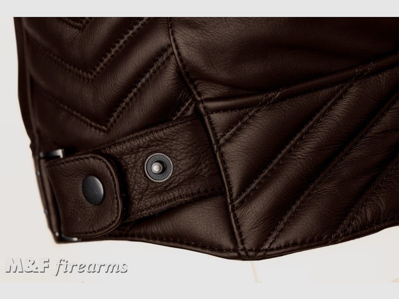 Herren RST Roadster 3 CE Biker Leather Jacket - Brown Größen S - 4XL