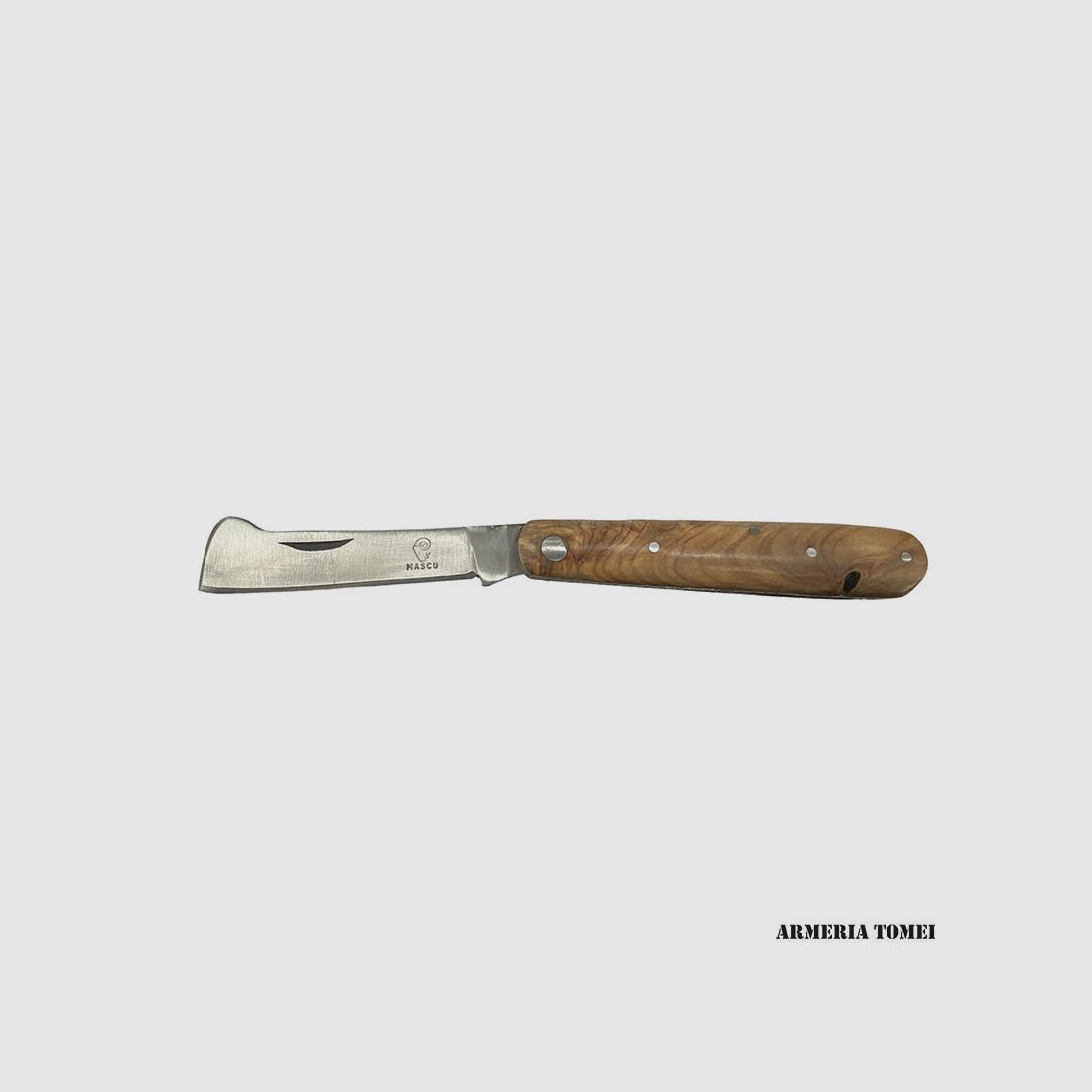 MASCU – GRAFTING KNIFE OLIVE WOOD HANDLE BLADE 6.5CM