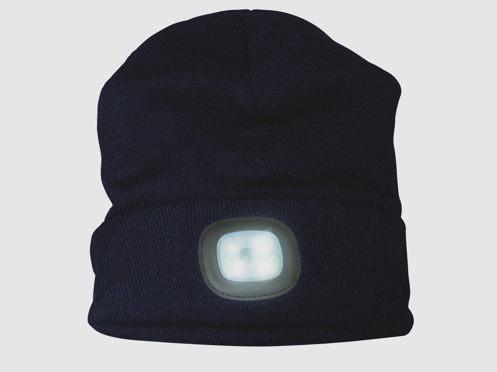 Strickmütze mit LED-Licht