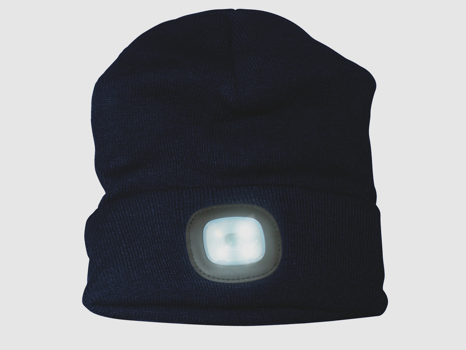 Strickmütze mit LED-Licht