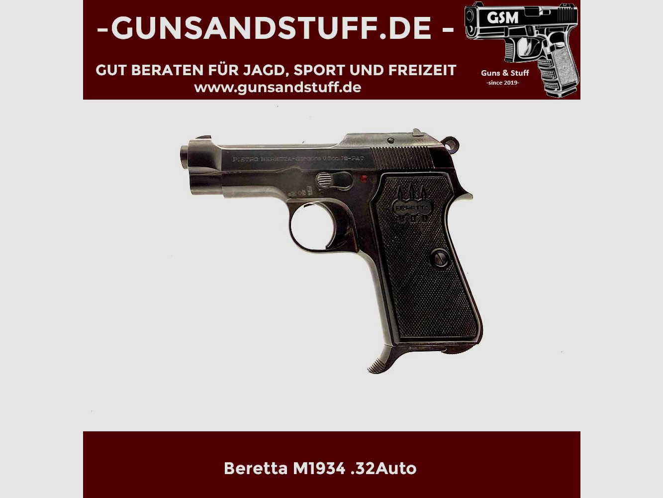 Beretta M1934 7,65mmBrowning