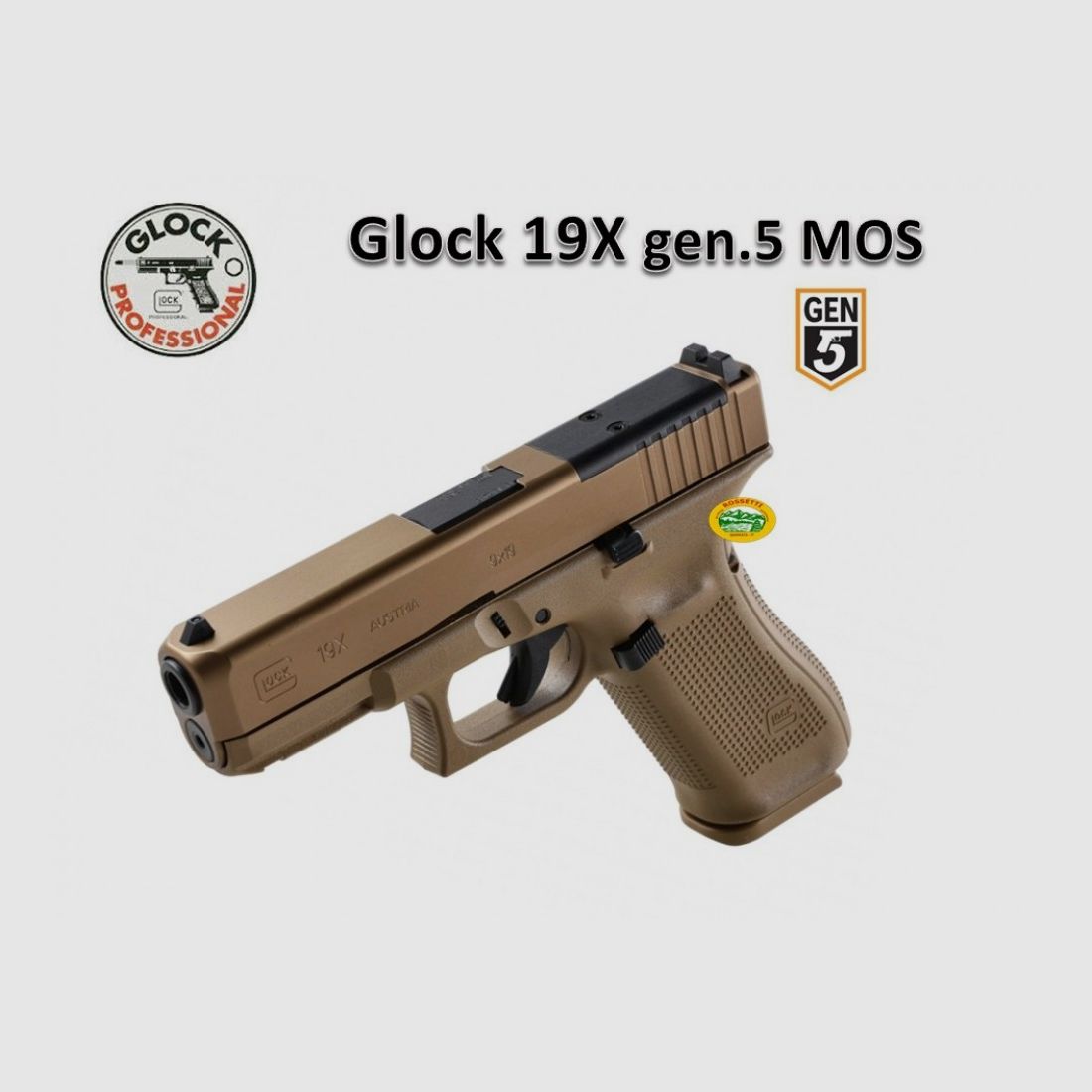 GLOCK 19X MOS Kal.9x19 Coyote