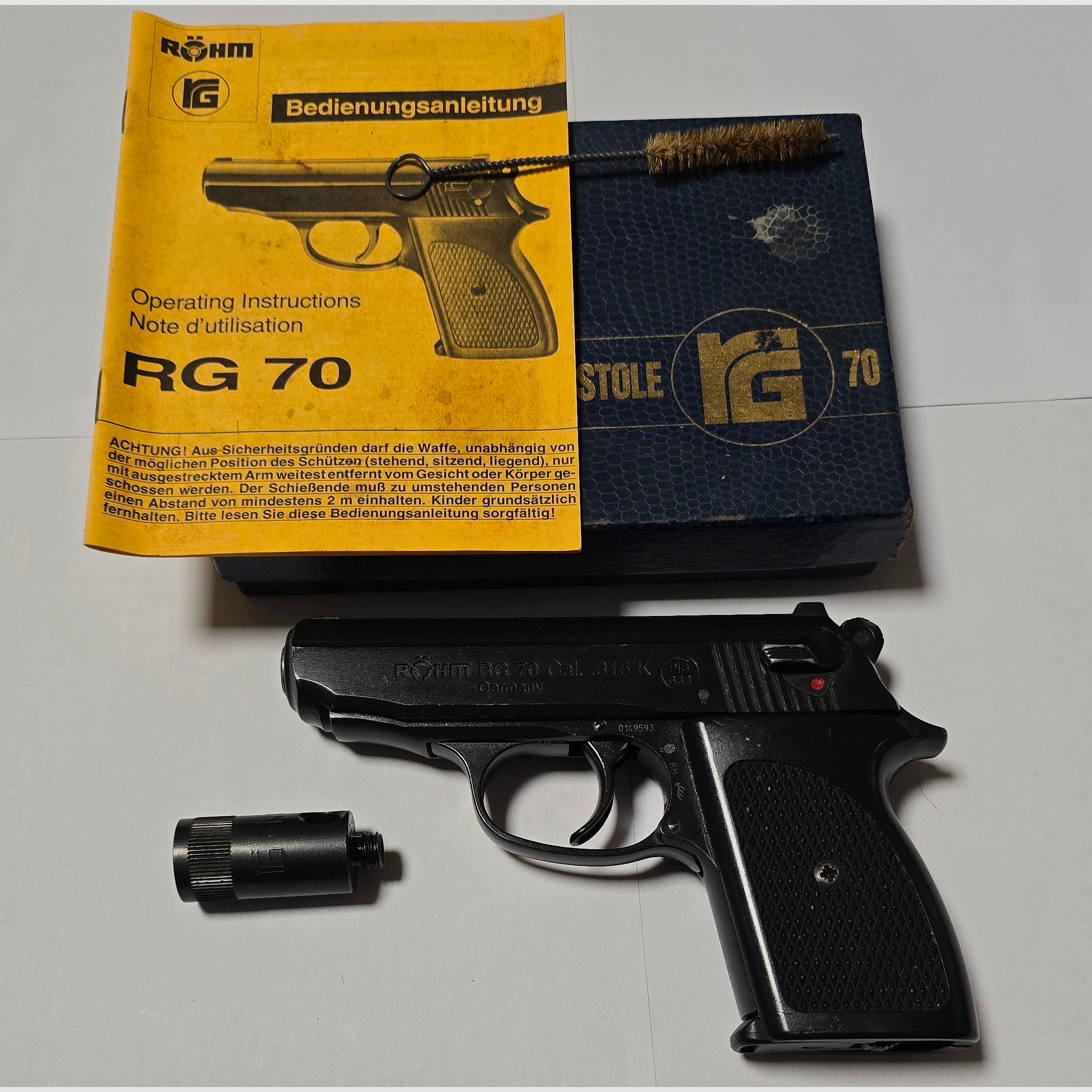 Röhm RG 70 selten .315 Knall PTB 633