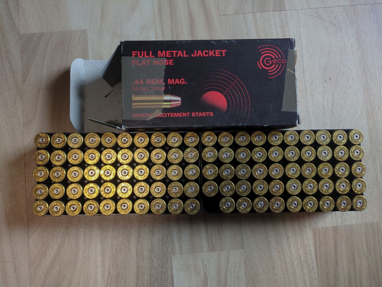 99 .44 Rem. Mag Hülsen Geco