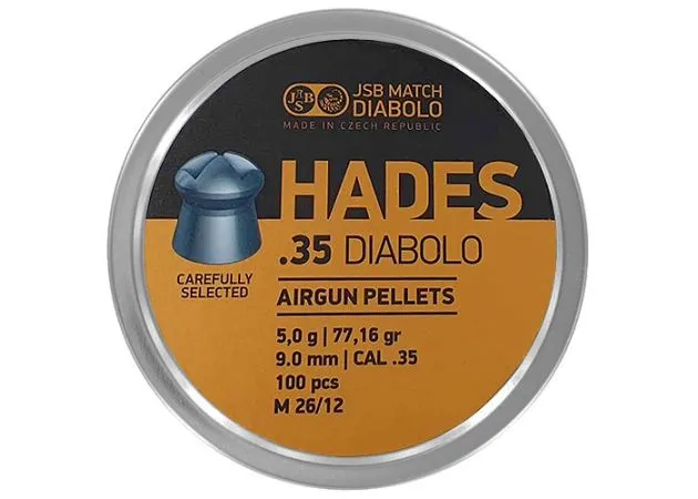 BOITE 100 PLOMBS JSB HADES .35 (9 mm) 5 g