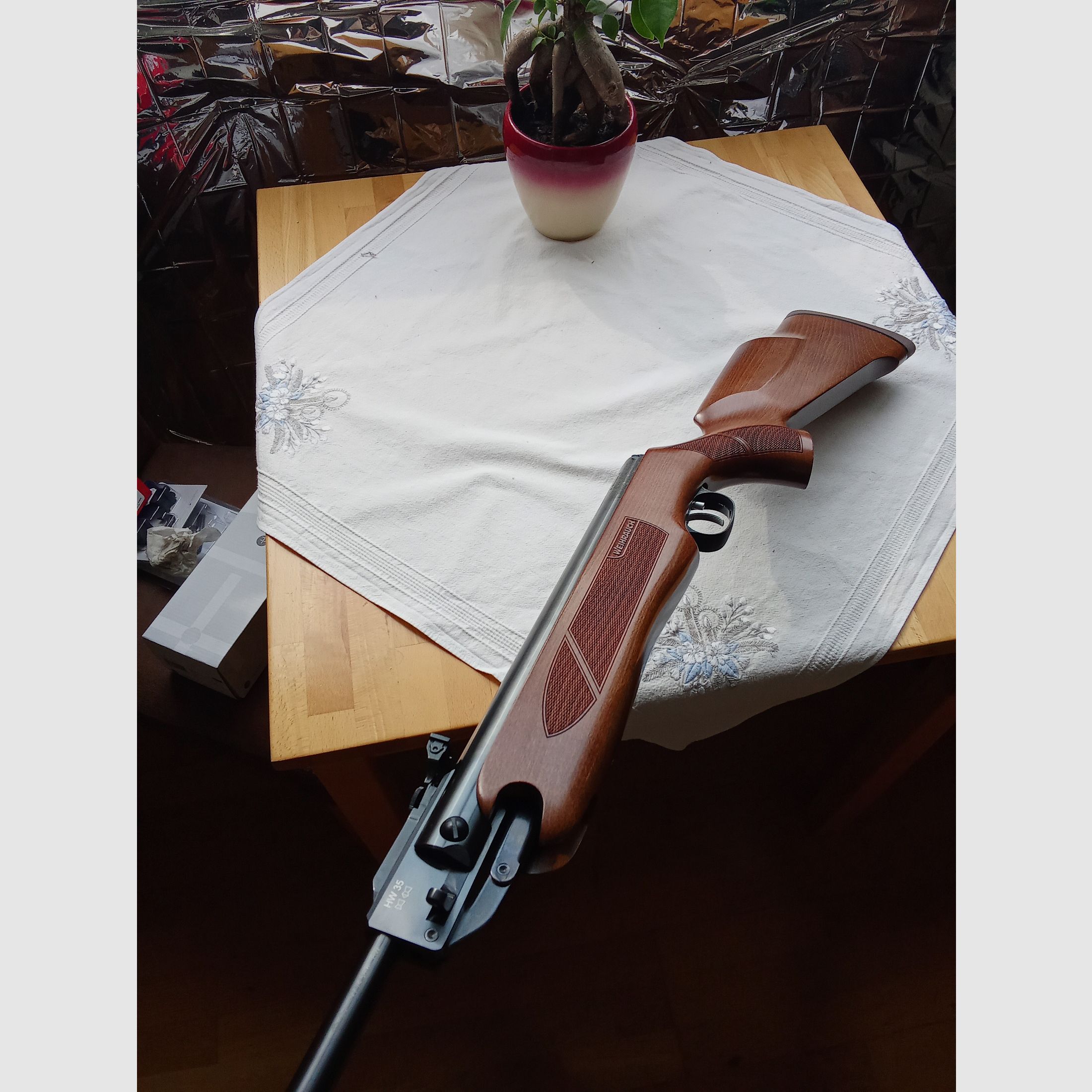 weihrauch hw 35 + wenn erwünscht hawke vantage 2-7