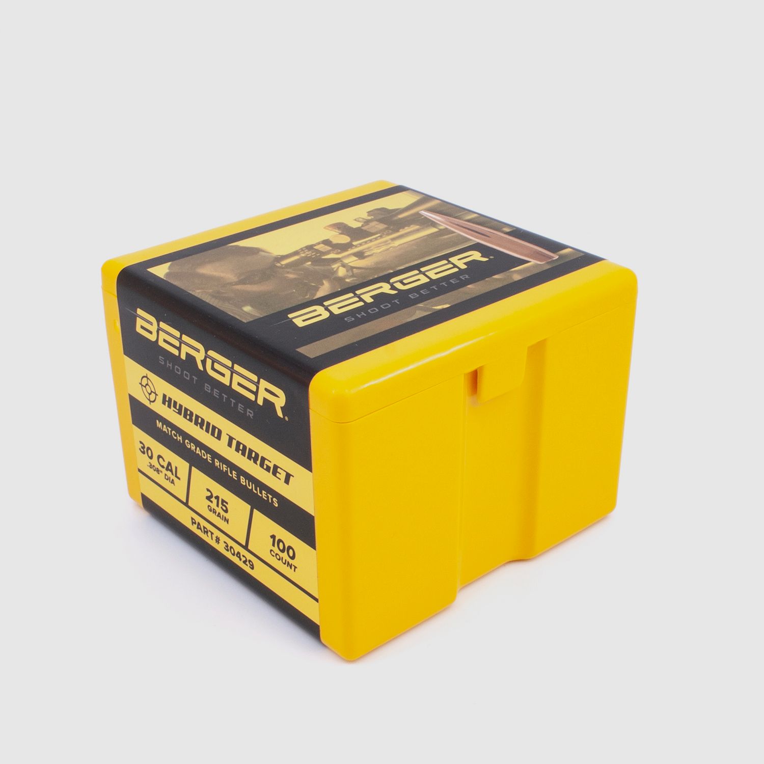Berger Geschoss .30 Hybrid Target 215GR 100 Stück