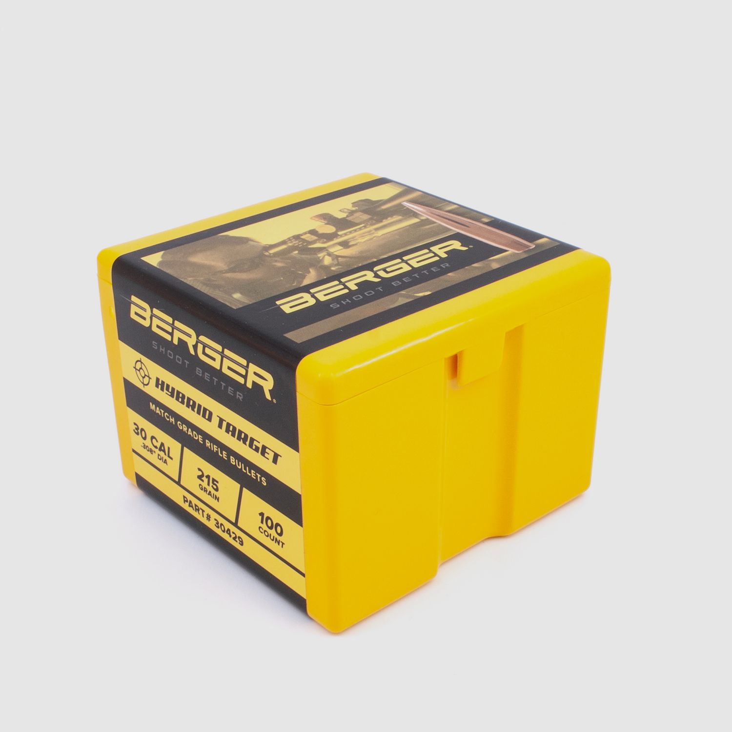 Proiettile Berger .30 Hybrid Target 215GR 100 Pezzi