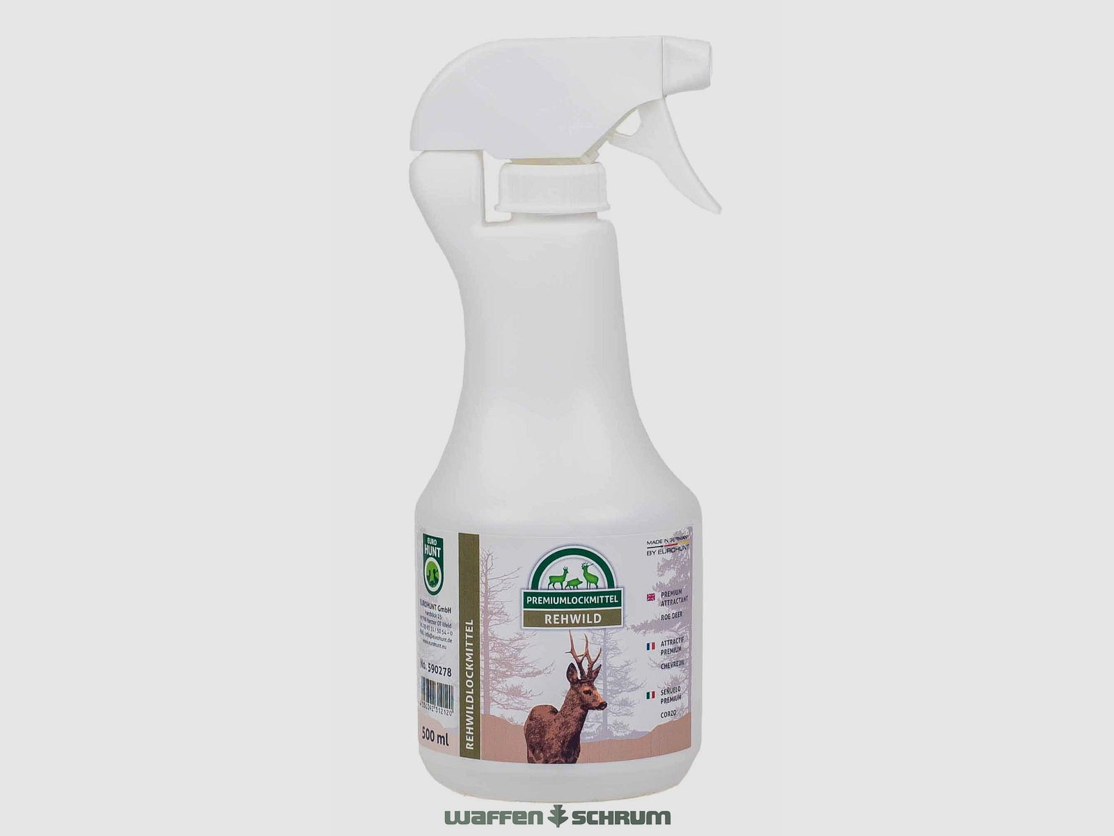 Eurohunt Rehwildlockmittel 500ml Pumpsprühflasche